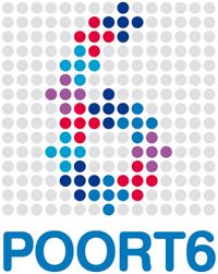 Logo Poort6 Blauw-BLAUW rgb